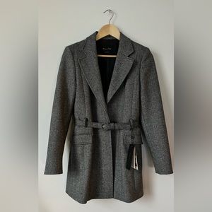 Massimo Dutti Long Blazer with Belt